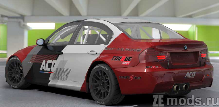 мод ACDFR 2022 - BMW E90 для Assetto Corsa