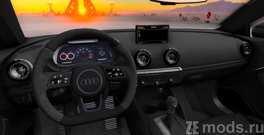 мод Audi RS3 2020 PUSHIN P TUNED для Assetto Corsa
