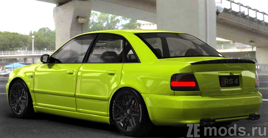 мод AUDI RS4 x ZEUS для Assetto Corsa