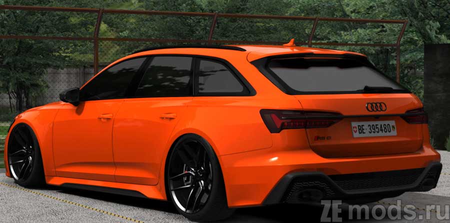 мод Audi RS6 2021 v2 Tuned для Assetto Corsa