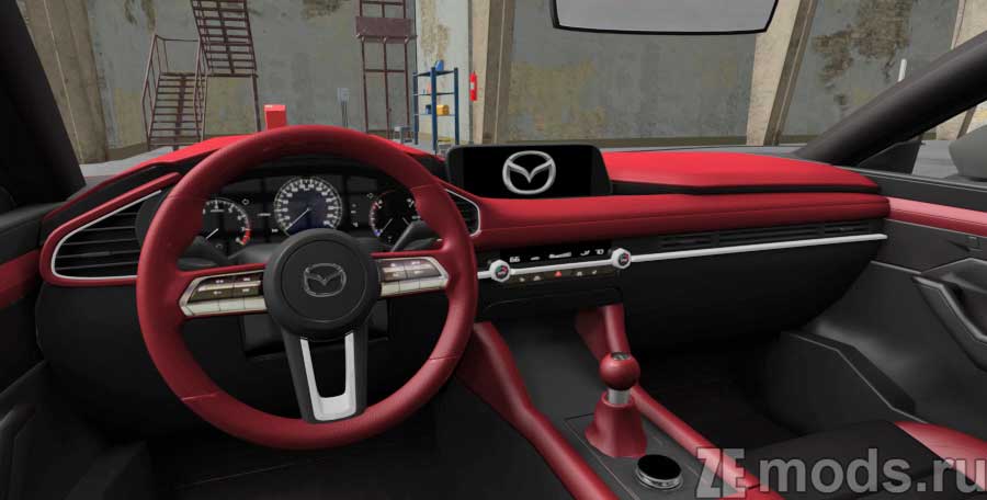 мод BD Garage Mazda 3 для Assetto Corsa