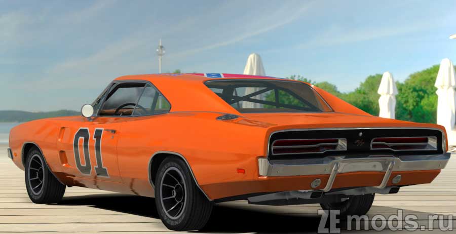 мод Dodge Charger R/T - General Lee для Assetto Corsa