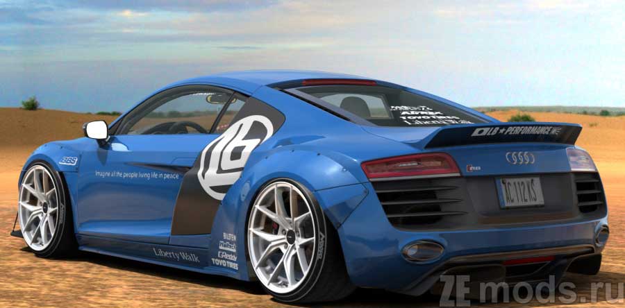 мод LB Audi R8 V10 Plus для Assetto Corsa