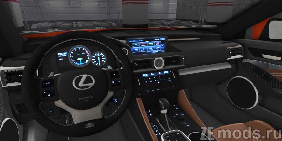 мод Lexus RC F для Assetto Corsa