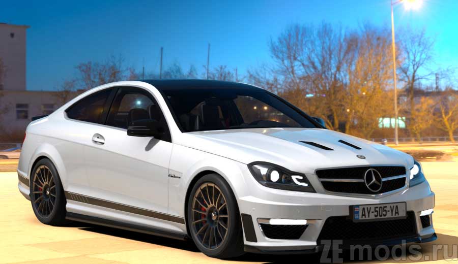 Mercedes-Benz C 63 AMG Coupe Tuned для Assetto Corsa