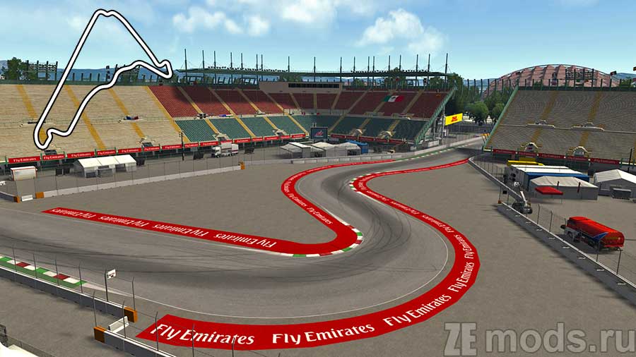 Карта "Mexican Grand Prix OSRW" для Assetto Corsa