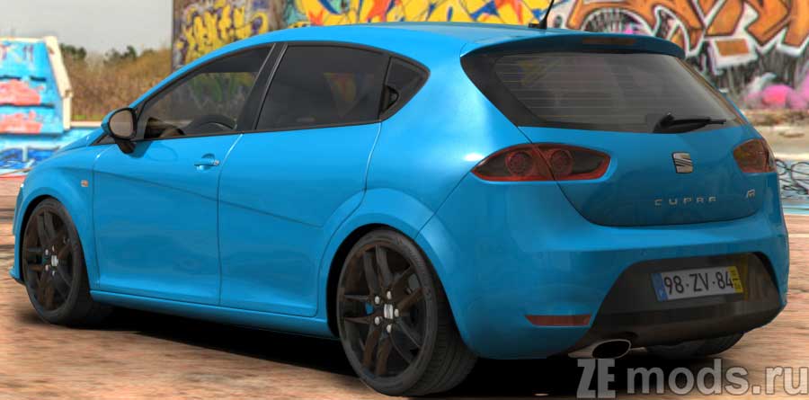 мод Seat Leon 1P Cupra R Facelift для Assetto Corsa