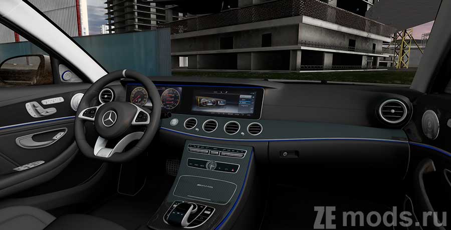 мод Mercedes-Benz W213 E63S AMG v2 для City Car Driving 1.5.9.2