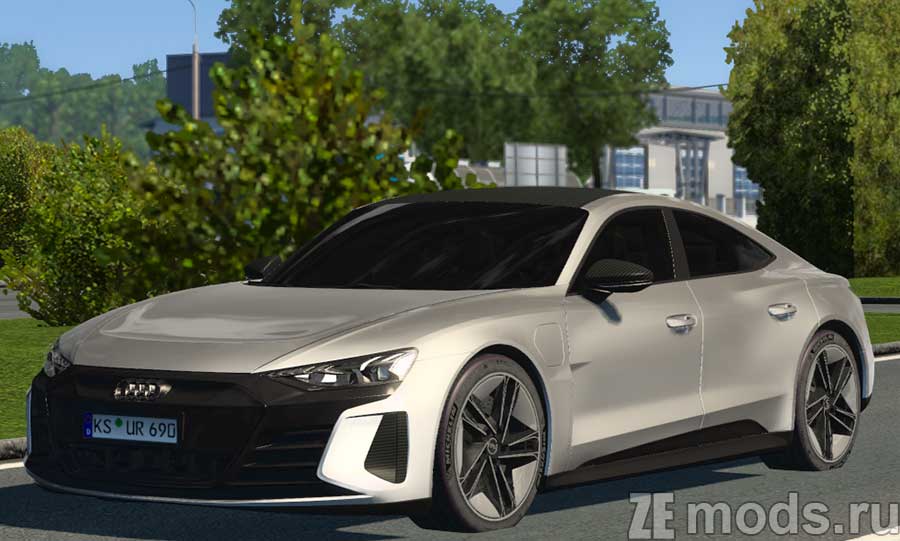 Audi e-tron GT 2022 для Euro Truck Simulator 2 (1.48)
