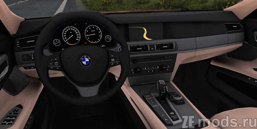 мод BMW 7-Series F02 2011 для Euro Truck Simulator 2