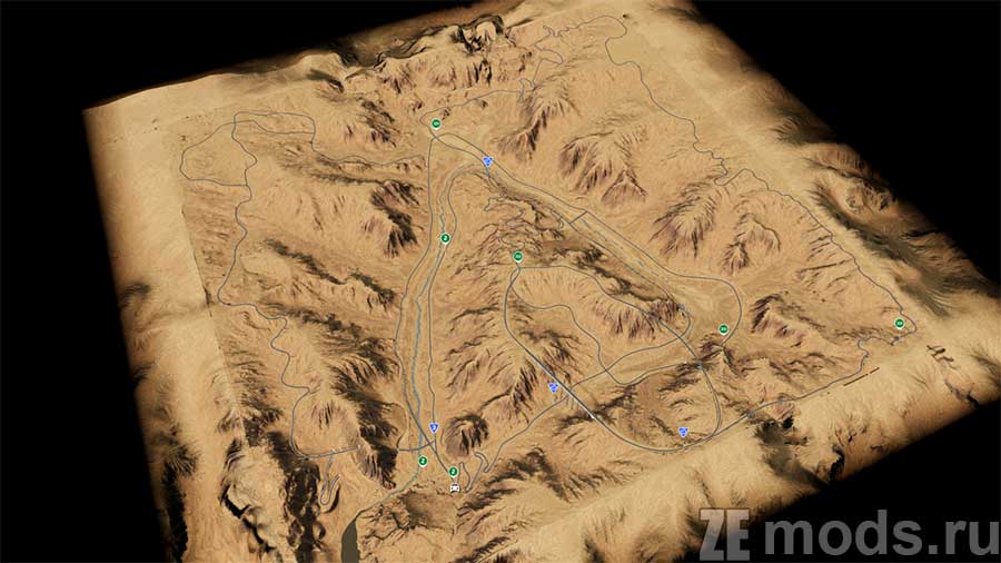 Карта "Axle Valley" для BeamNG.drive