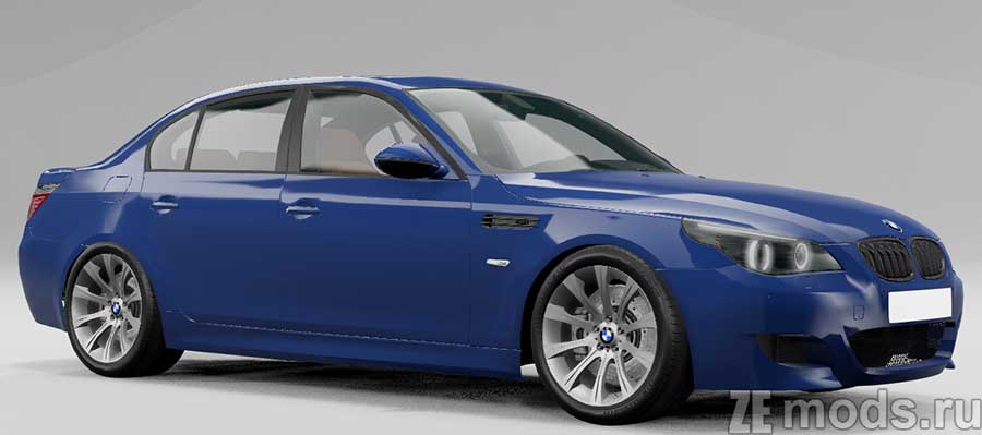 мод BMW M5 E60 Remastered для BeamNG.drive