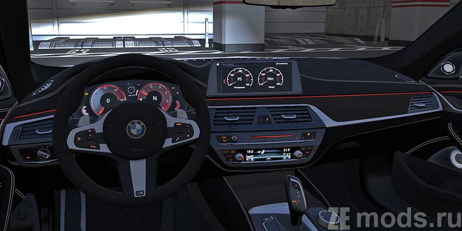 мод BMW M550D G30 Police для Assetto Corsa