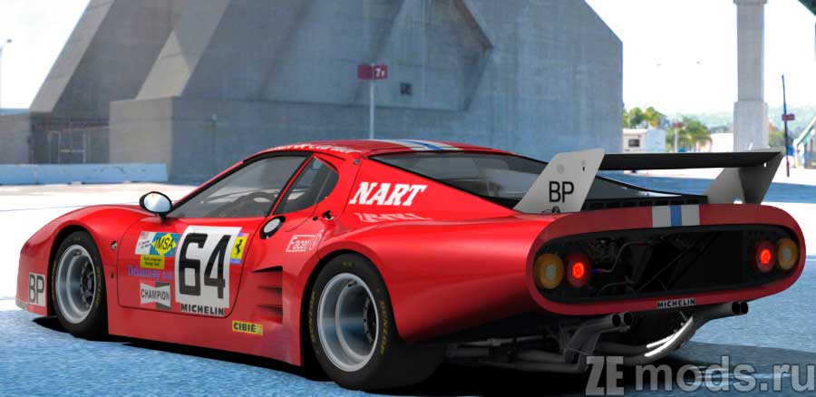 мод Ferrari 512/78 BB/LM для Assetto Corsa