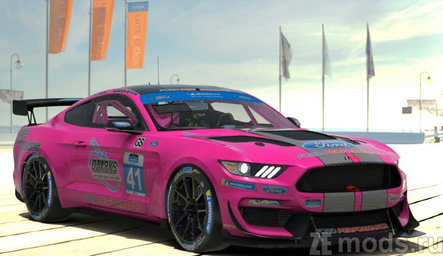 Ford Mustang GT4 для Assetto Corsa
