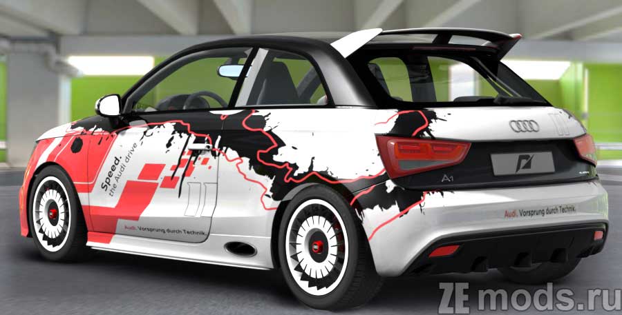 мод LKSpec. Audi A1 Clubsport для Assetto Corsa