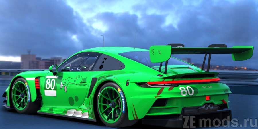 мод LM GT3 911 GT3 R 2023 для Assetto Corsa