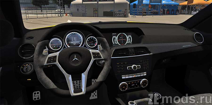 мод Mercedes-Benz C63 AMG Black Series S1 для Assetto Corsa