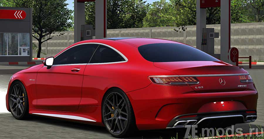 мод Mercedes-Benz S-class S63 Coupe C217 для Assetto Corsa
