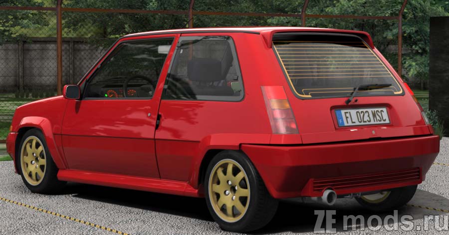 мод Renault Super 5GT Turbo fase2 s1 для Assetto Corsa