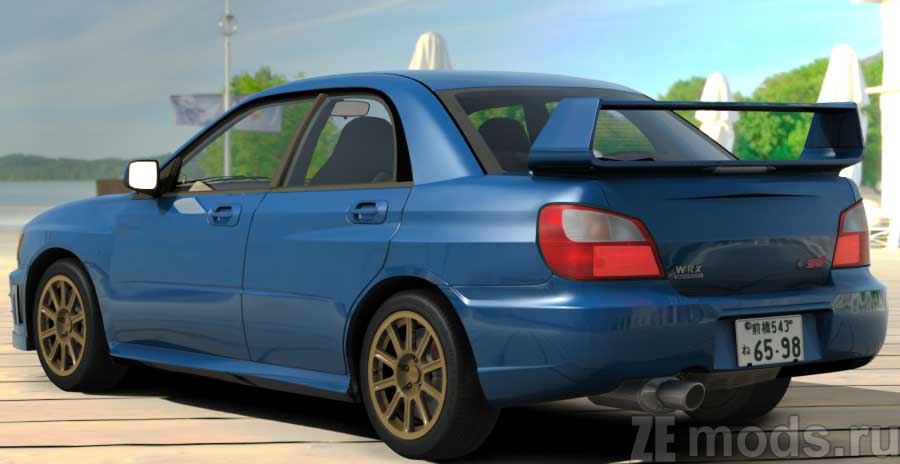 мод Subaru Impreza WRX STI GDB-A для Assetto Corsa