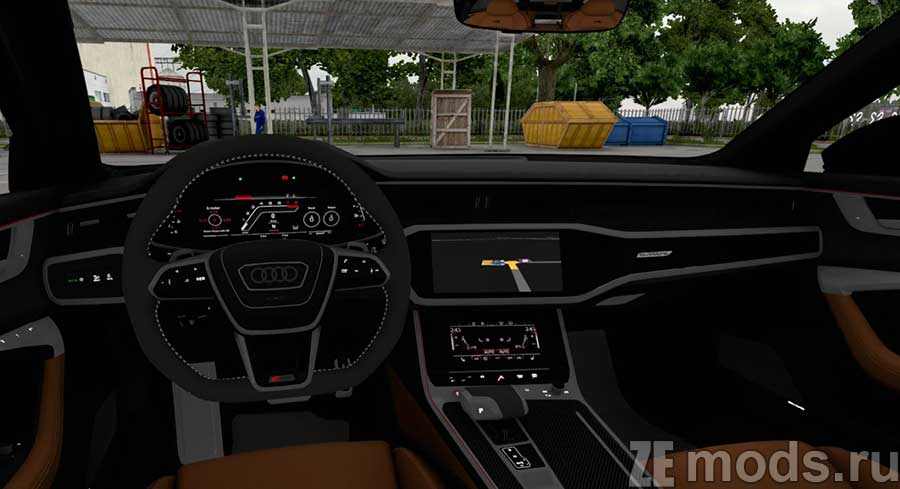 мод Audi RS6 Avant C8 2020 для Euro Truck Simulator 2