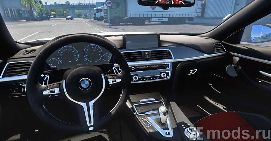 мод BMW M4 2017 для Euro Truck Simulator 2