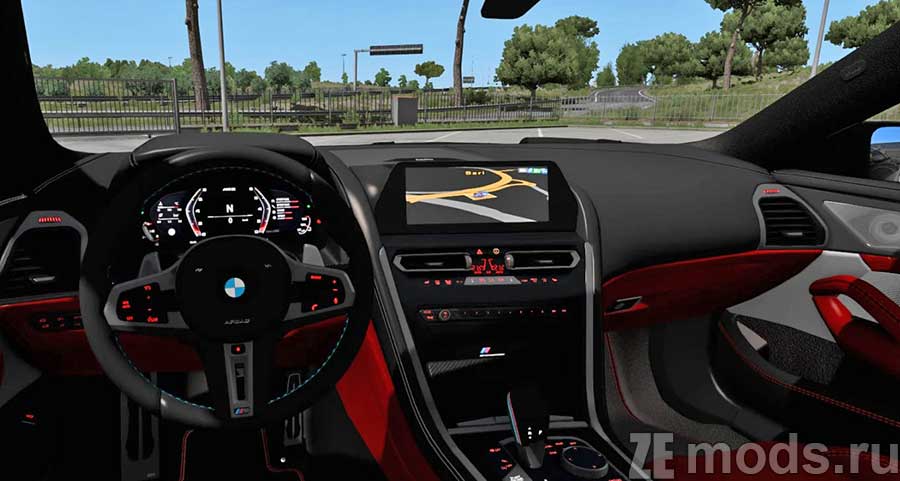 мод BMW M8 F92 для Euro Truck Simulator 2
