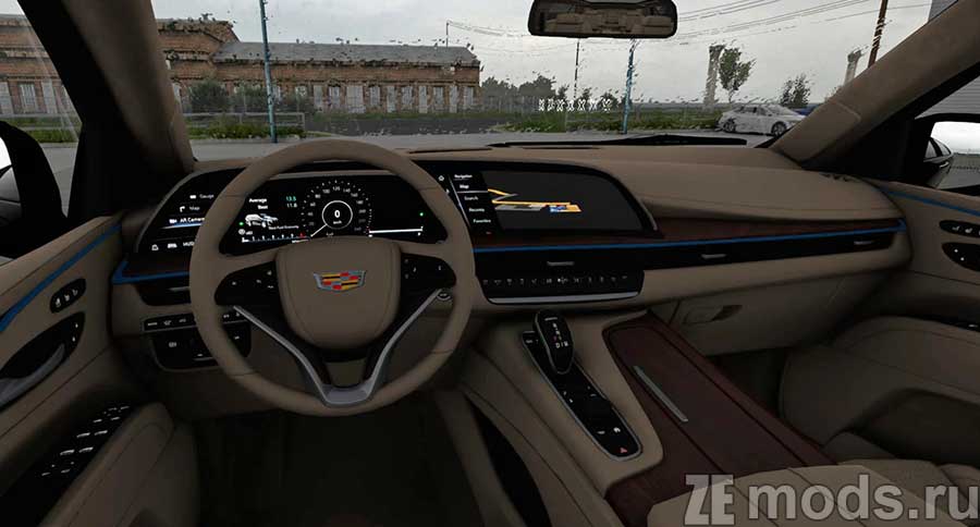мод Cadillac Escalade 2021 для Euro Truck Simulator 2
