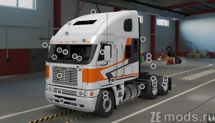 мод Freightliner Argosy для Euro Truck Simulator 2