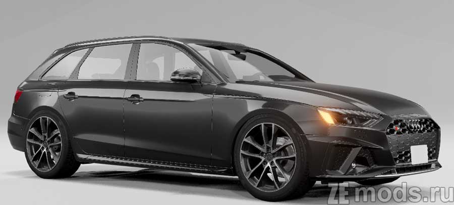 мод Audi A4/S4/RS4 Avant B9.5 для BeamNG.drive