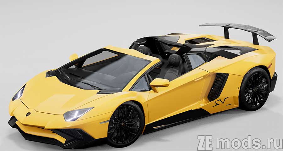 мод Lamborghini Aventador для BeamNG.drive