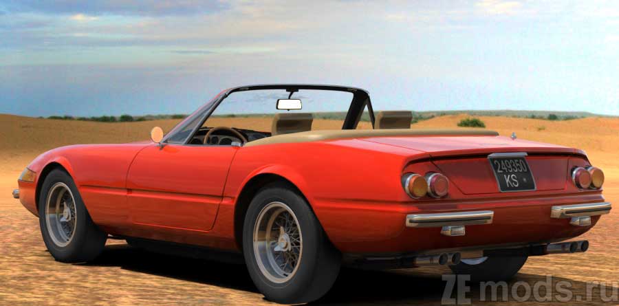 мод 1969 Ferrari 365 GTS/4 Daytona Spider для Assetto Corsa