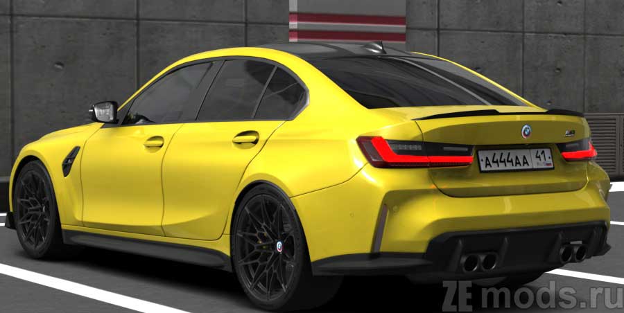 мод BMW M3 G80 Competition A2 Performance для Assetto Corsa