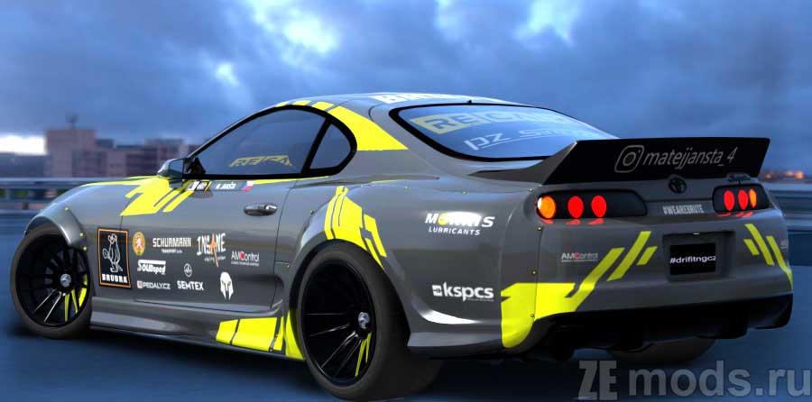 мод CDS22 Toyota Supra A80 Matej Jansta для Assetto Corsa