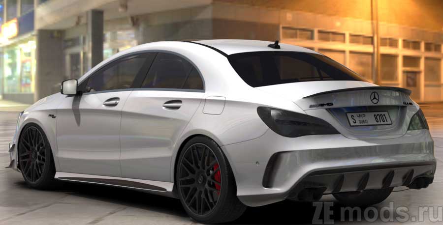 мод Mercedes-Benz CLA45 AMG STAGE 3 BY AMED PERF для Assetto Corsa