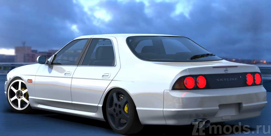 мод Nissan Skyline GT Sedan (ECR33) для Assetto Corsa