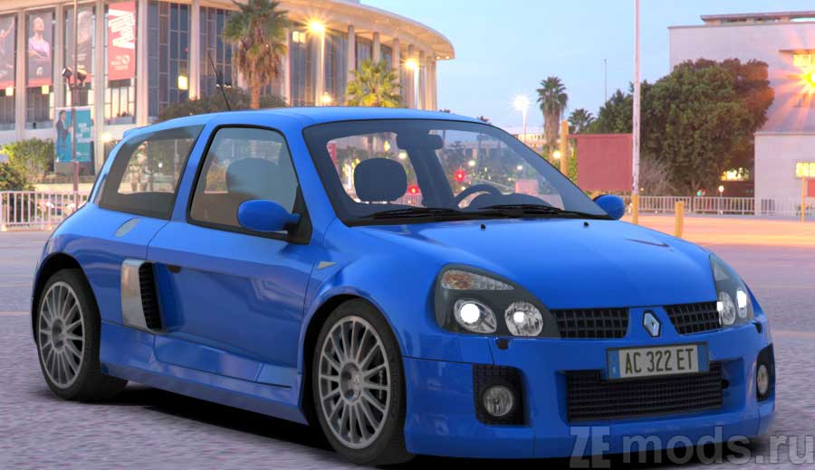 Renault Clio V6 Phase II STAGE 2 BY AMED PERF для Assetto Corsa