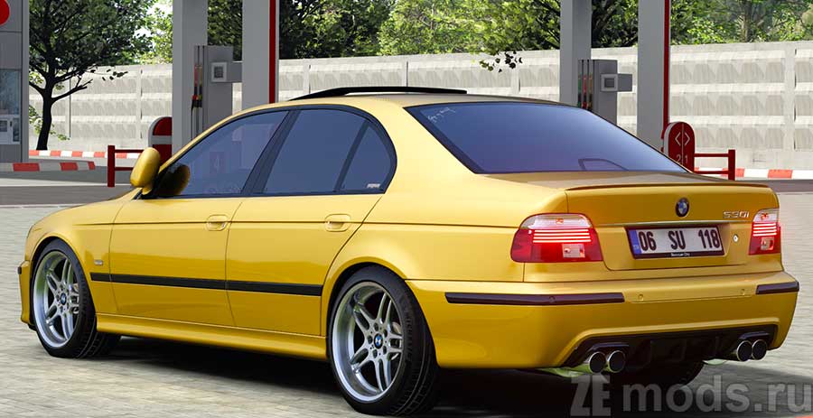 мод ZENPOWER BMW E39 530i для Assetto Corsa