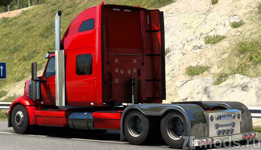 мод International LoneStar Custom для Euro Truck Simulator 2
