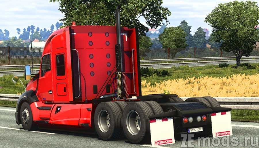 мод Kenworth T680 Custom для Euro Truck Simulator 2