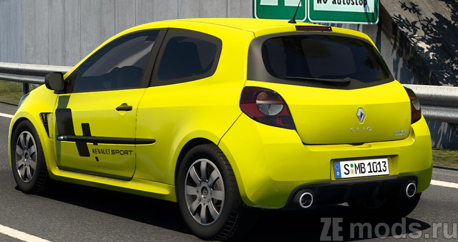 мод Renault Clio Sport 2006 для Euro Truck Simulator 2
