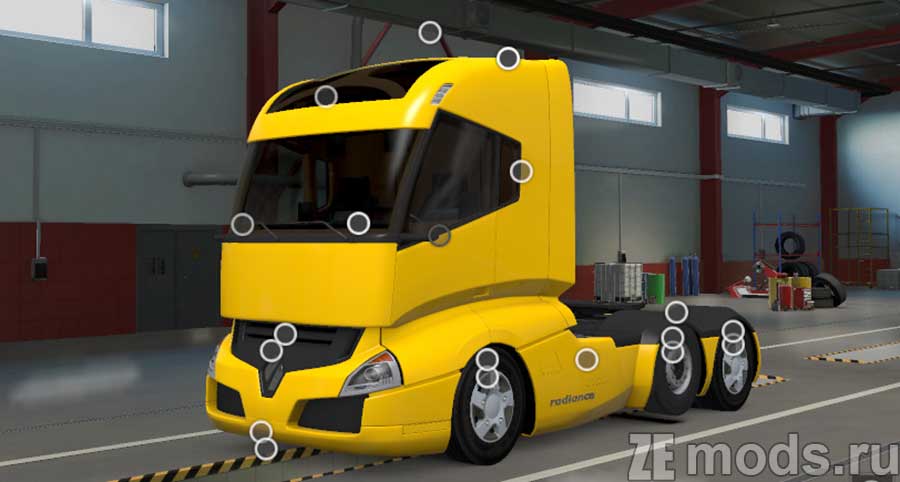 мод Renault Radiance Concept для Euro Truck Simulator 2