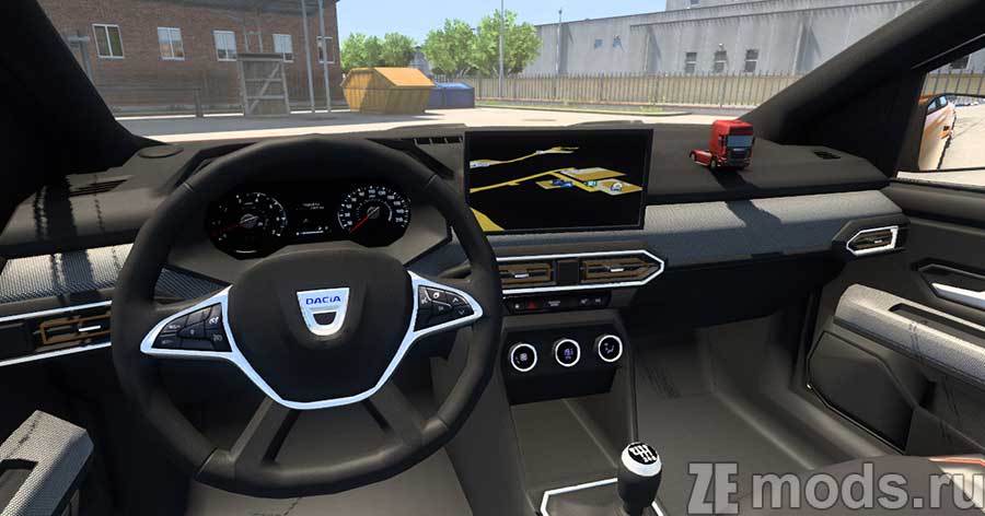 мод Dacia Sandero 2021 для Euro Truck Simulator 2