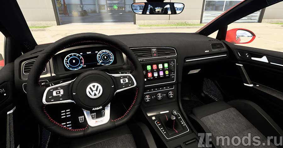 мод Volkswagen Golf R400 для Euro Truck Simulator 2