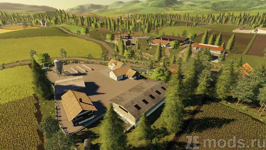 Карта "Farm Hoellthal" для Farming Simulator 2019
