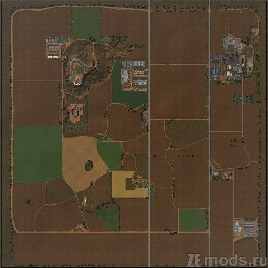 Карта "Farminopolis" для Farming Simulator 2019