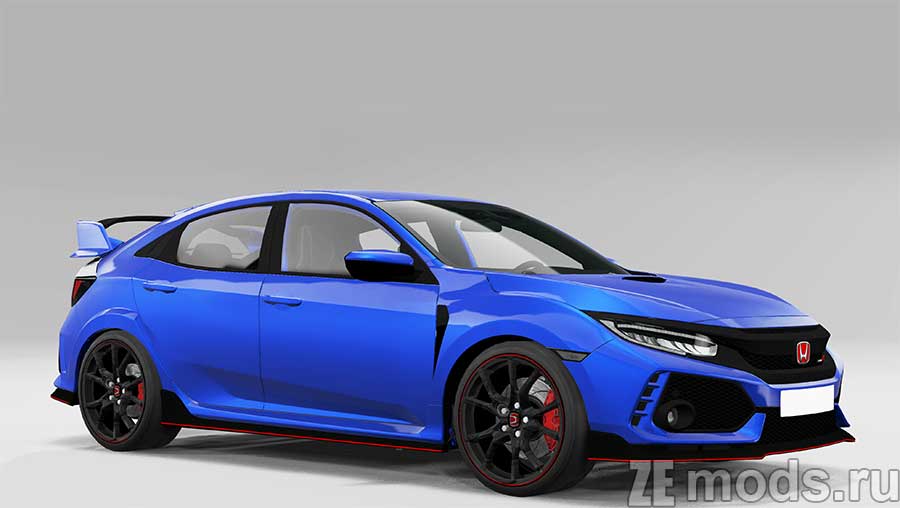 Honda Civic Type R 2017 для BeamNG.drive
