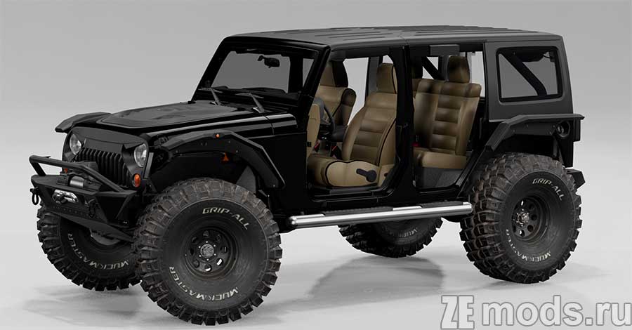 мод Jeep Wrangler 2007 для BeamNG.drive