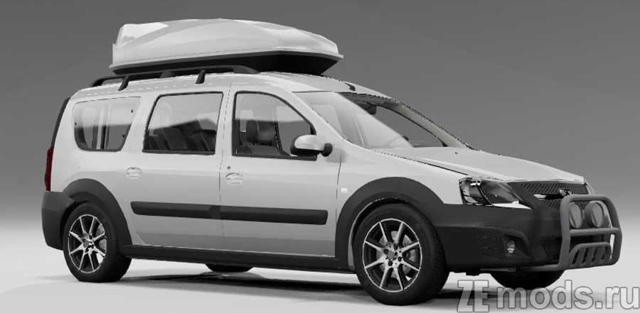 мод Lada Largus/Renault Logan для BeamNG.drive